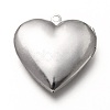 Tarnish Resistant 316 Stainless Steel Locket Pendants STAS-P268-08P-2