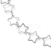 304 Stainless Steel Star Link Chain Anklets for Men Women X-STAS-B039-14P-2