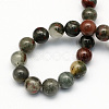 Natural African Bloodstone Beads Strands X-G-S184-8mm-2