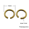 Tibetan Style Jump Rings TIBE-A24563-AB-FF-1