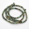 Natural African Turquoise(Jasper) Round Beads Strands G-D665-10mm-2
