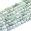Natural Myanmar Jade/Burmese Jade Beads Strands G-I279-C02-4mm-1