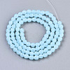 Imitation Jade Glass Beads Strands GLAA-N045-002-B02-3