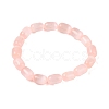 Natural Selenite Beaded Stretch Bracelets BJEW-L694-001-2