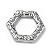 Non-Tarnish 304 Stainless Steel Linking Rings STAS-B034-02P-1