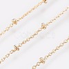 Long-Lasting Plated Brass Cable Chain Necklaces NJEW-K112-09G-NF-3