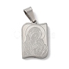 Mother's Day Theme 304 Stainless Steel Pendants STAS-D069-01A-P-1