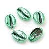 Electroplated Natural Shell Beads X-BSHE-L037-05-2