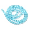 Transparent Electroplate Glass Beads Strands EGLA-A039-T3mm-A20-2