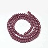 Faceted Rondelle Glass Beads Strands X-GLAA-I033-4mm-25-2