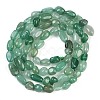 Natural Green Aventurine Beads Strands G-P497-01B-20-3