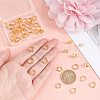   50Pcs 5 Style Brass Bead Frame KK-PH0004-25-4