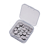 100pcs 304 Stainless Steel Stamping Blank Tag Pendants for Bracelet Earring Pendant Charms STAS-TA0001-01-3