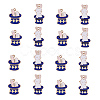 40Pcs 2 Style Zinc Alloy Enamel Pendants ENAM-CJ0001-105-1