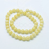 Natural Mashan Jade Round Beads Strands X-G-D263-8mm-XS06-3