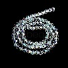 Faceted Bicone Electroplate Glass Beads Strands EGLA-P016-4mm-AB02-4