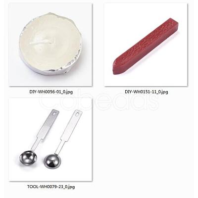 CRASPIRE DIY Retro Vintage Wax Seal Making Kits DIY-CP0001-85-11-1