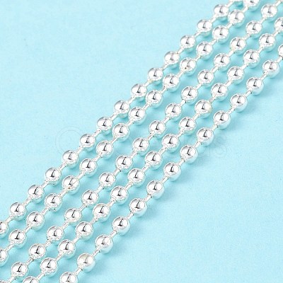 304 Stainless Steel Ball Chains Multi-strand Bracelet for Women BJEW-G669-11S-1