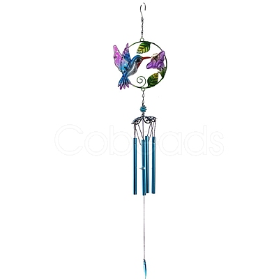 Bird Glass Wind Chime WICH-PW0001-58A-01-1