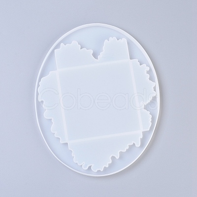 Cup Mat Silicone Molds DIY-G011-09-1