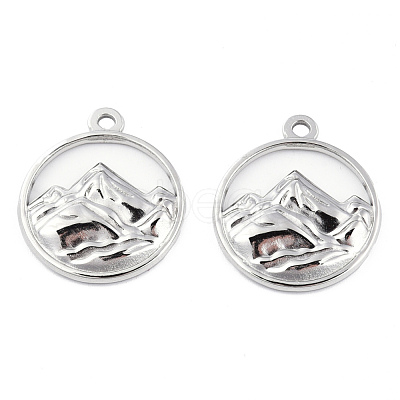 Non-Tarnish 201 Stainless Steel Pendants STAS-N098-141P-1