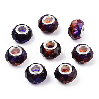 Transparent Resin European Beads RPDL-T003-08D-1