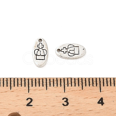 Tibetan Style Alloy Pendants PALLOY-R145-18B-AS-1