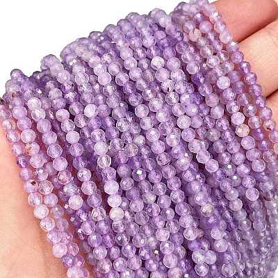 Natural Amethyst Beads Strands G-C127-A03-04-1