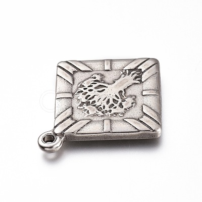 Non-Tarnish 201 Stainless Steel Pendants STAS-Z019-08P-1