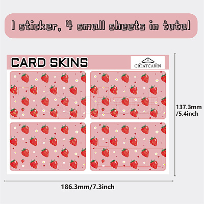 PVC Plastic Waterproof Card Stickers DIY-WH0432-009-1