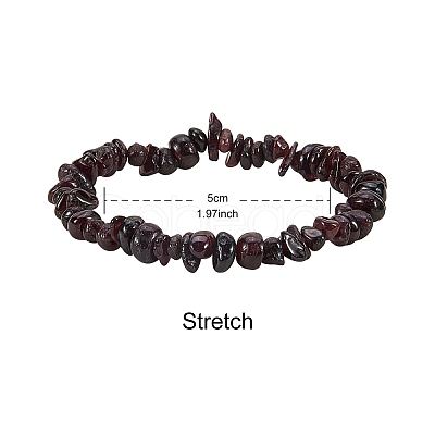 7Pcs 7 Styles Unisex Chip Natural & Synthetic Gemstone Beaded Stretch Bracelets Sets BJEW-SZ0001-27-1