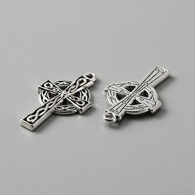 Irish Tibetan Style Alloy Pendants FIND-CJC0009-49-1