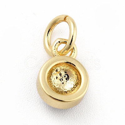 Rack Plating Brass Enamel Charms KK-G387-08G-1