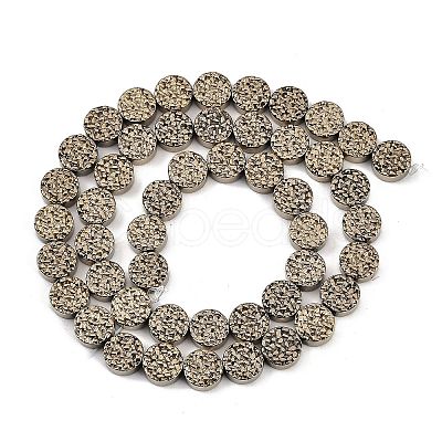 Electroplated Synthetic Non-magnetic Hematite Beads Strands G-H072-F01-01A-1