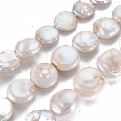 Natural Keshi Pearl Beads Strands PEAR-S018-03B-1