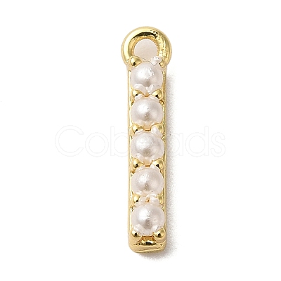 Plastic Imitation Pearl Pendants KK-P230-17G-I-1