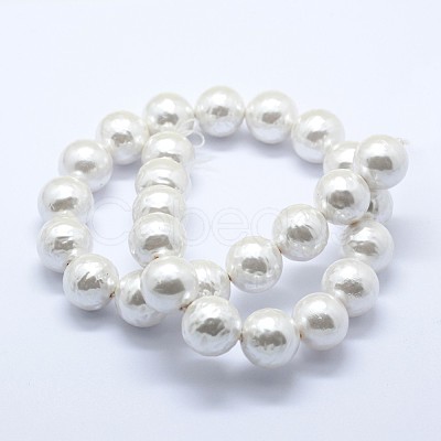 Shell Pearl Beads Strands BSHE-K053-02-12mm-1