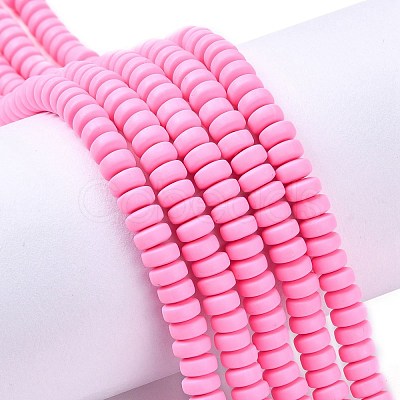 Handmade Polymer Clay Beads Strands X-CLAY-N008-008C-1