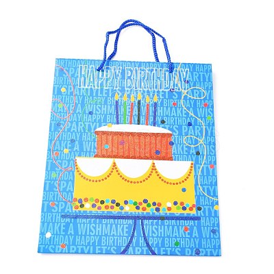 Birthday Theme Rectangle Paper Bags CARB-E004-03D-1