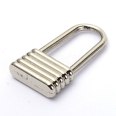 Zinc Alloy Zipper Slider PALLOY-WH0082-31A-P-1