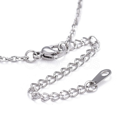 Tarnish Resistant 304 Stainless Steel Necklaces X-NJEW-E080-13P-01-1