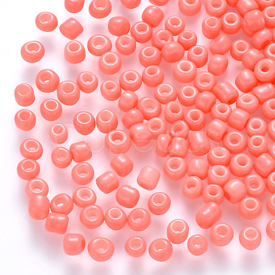 12/0 Baking Paint Glass Round Seed Beads SEED-S036-01A-12-1