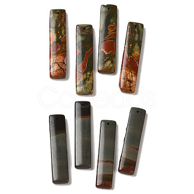 Natural Picasso Jasper Pendants G-Q161-07A-1