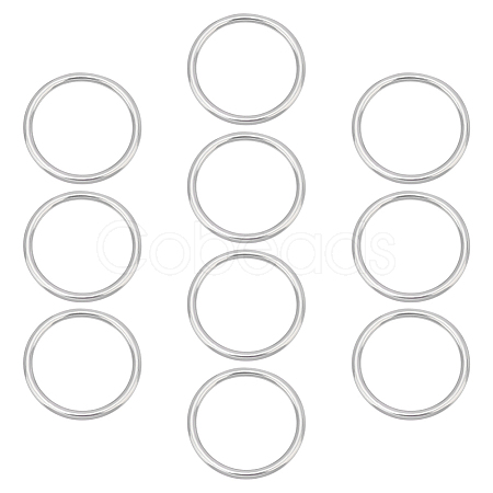 304 Stainless Steel Linking Rings STAS-WH0022-85B-1
