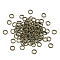 Kissitty Open Jump Rings Brass Jump Rings, Antique Bronze, 6x1mm, about 4mm inner diameter, about 475pcs/50g