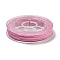 Nylon Thread for Jewelry Making, Pink, 0.8mm, about 7.65~9.84 yards(7~9m)/roll