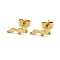 304 Stainless Steel Stud Earrings, Golden, Squirrel, 4.5x11.5mm