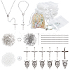   DIY Rosary Bracelet Necklace Making Kit DIY-PH0009-85-7