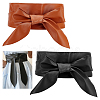 WADORN 2Pcs 2 Colors PU Leather Wrap Around Waist Band AJEW-WR0002-25-1