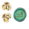 Wax Seal Brass Stamp Head AJEW-WH0209-597-1